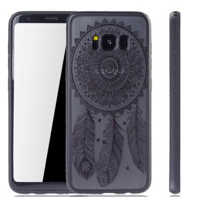 Handyhülle für Samsung Galaxy S8 Plus Schutzcase Backcover Bumper Etuis Schwarz