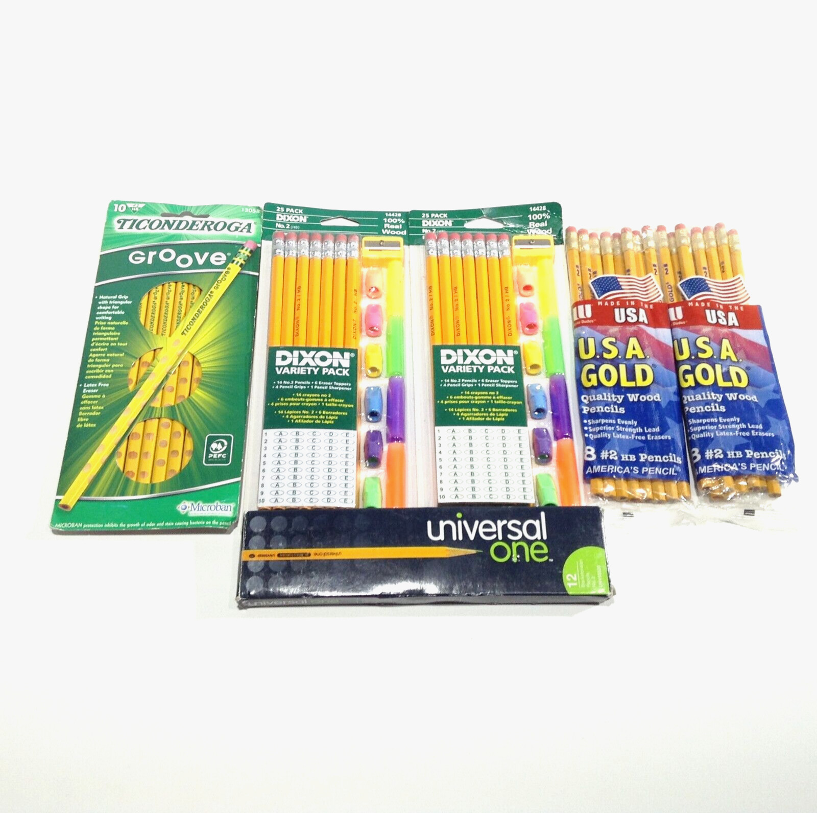 S - Ticonderoga Groove - Dixon 25 Variety Pack - Usa Gold