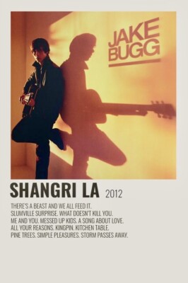 Jake Bugg. Shangri La. A3 Albumdruck. Wandkunst, Poster, Wohnkultur, CD.  