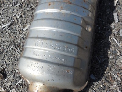 07-12 BMW 328i E90 Exhaust System Pipe Mid Section Muffler Resonator 7533856