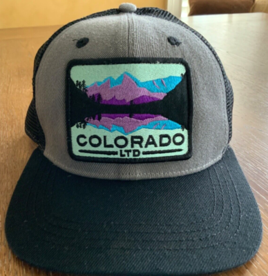 Colorado LTD Snapback Mesh Trucker Hat Authentic Purple 
