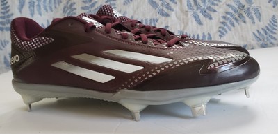 maroon adidas baseball cleats