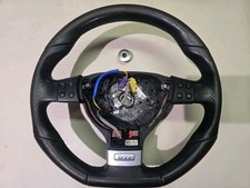 05-10 Vw Golf Jetta R32 Gli Gti Flat Bottom Leather Steering Wheel Paddle Shift