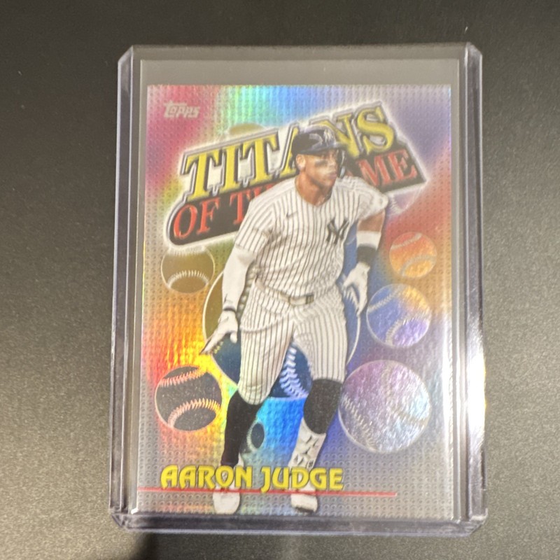 2026 Topps Series 1 Aaron Judge Titans of the Game Insert TOG-3 New York Yankees