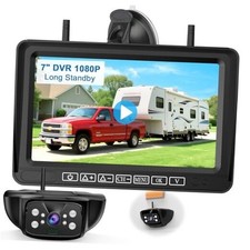 7-Inch Wireless Backup Camera for RV Trailer 1 Camera No Solar No Magnetic