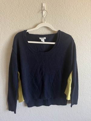 Vintage Wool and Cashmere Blend Colorful Sweater Preppy Luxury  