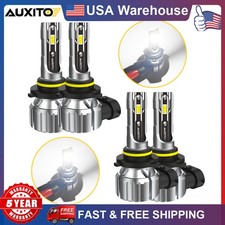 AUXITO Mini 9005 + 9006 LED Combo Headlight Kit 120W Light Bulbs High Low Beam