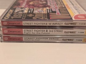 Capcom Street Fighter Games lot (Sega Dreamcast) Japanese Import US Seller 