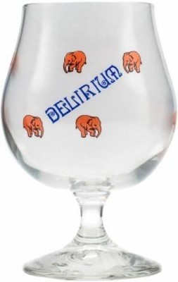 Set 2 x Delirium Belgische Biergläser Half Pint 25cl Brandneu