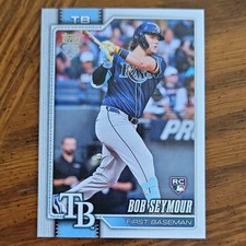 Topps 2026 Series One Rookie Bob Seymour Tampa Bay Rays #70 Baseball Card. rookie card picture