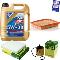 Mann Inspektionspaket 5L Liqui Moly Longlife 5W-30 FüR Toyota Auris 1.8 Hybrid
