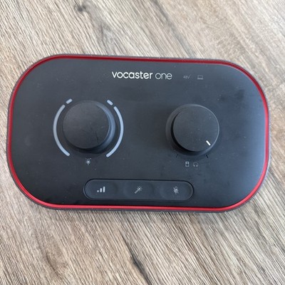 Focusrite Vocaster One Podcasting Interface for Solo Content Creators