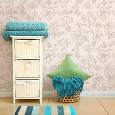 GSS Designs Large Flower Wall Stencils 20x24Inch Flourish Flower 20" x 24"