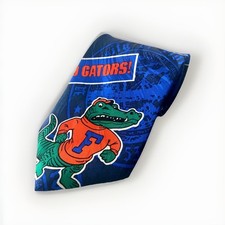RM Sport University Of Florida Gators Silk Neck Tie Made In USA 58 x 3.75