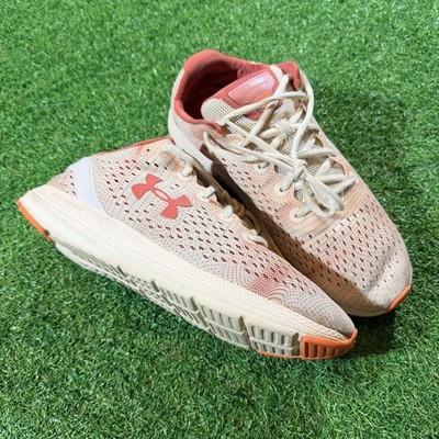 Under Armour Women's Light Pink Charged Impulse Running Sneakers 10