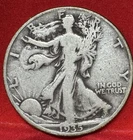 1935-D Walking Liberty Half Dollar, 90% Silver