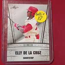 2023 LEAF Draft Silver Rookie RS-01 Elly De La Cruz Cincinnati Reds RC Rookie