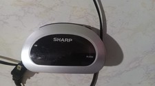 Digital Sharp Alarm Clock Cosmic Silver Red LED Display