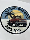 VINTAGE 1973 DATED FORD BRONCO 302 V8 V-8 PORCELAIN Loc: S/1/B