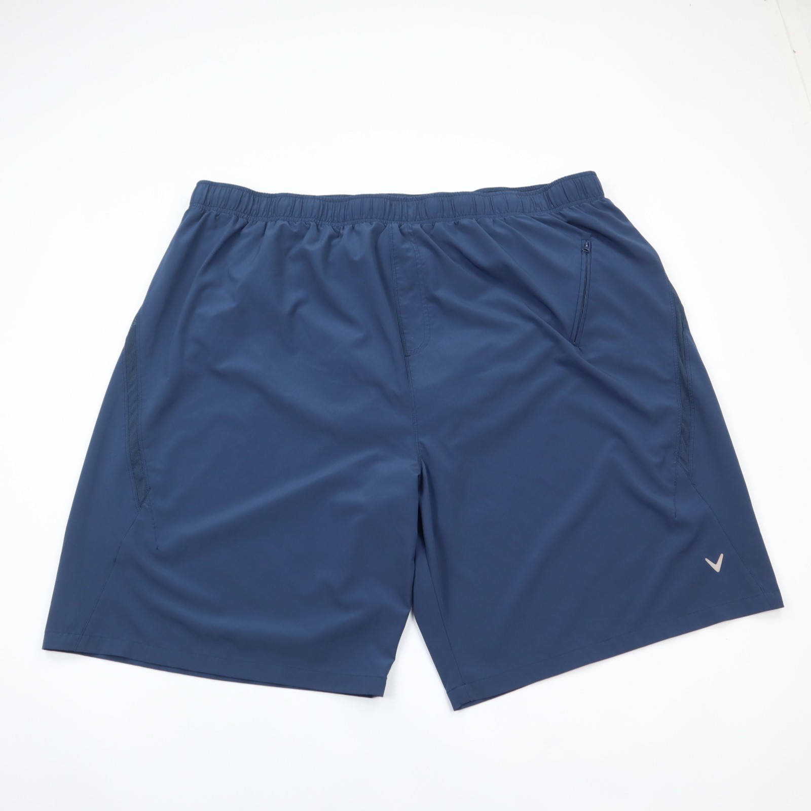 Shorts Mens 4xl Tall Navy Blue Mesh Lined Opti-dri Stretch