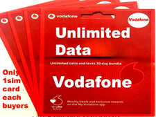 VODAFONE, Vodafone  sim  UK PAY AS YOU GO SIM CARD VODAPHONE 4g