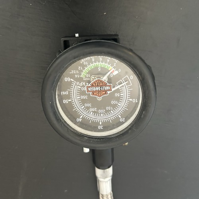 #ad #ad Vintage Harley Davidson Compact Air Pressure Tire Gauge amp; Tread Depth Indicator $29.88