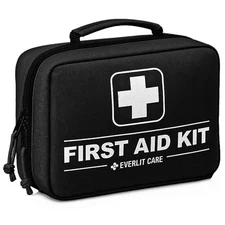 380 Pcs First Aid Kit All-Purpose Medical Essential Kit for Cuts, Scrapes, Bu...