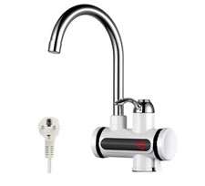 Instant Hot Water Tap, Electric Tap EU Plug, 220V 3000W Electric Hot and Cold
