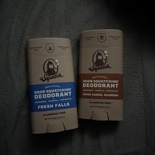 Dr. Squatch Deodorant Fresh Falls Wood Barrel Bourbon 2 Pack 