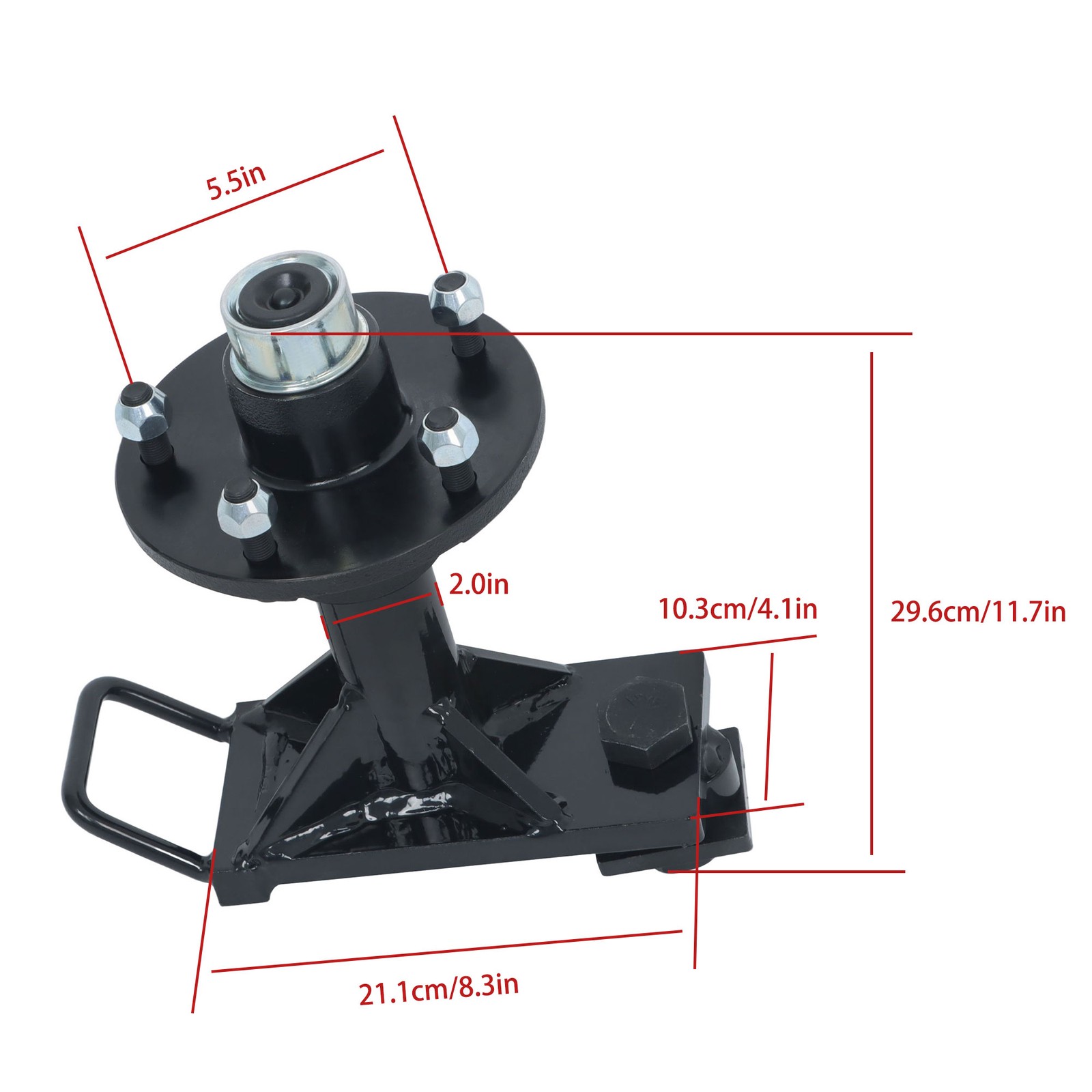 5~8ears × 5.5/6.5 Container Hub Bearing Seat W/Circular Spindle W/Dust Cover