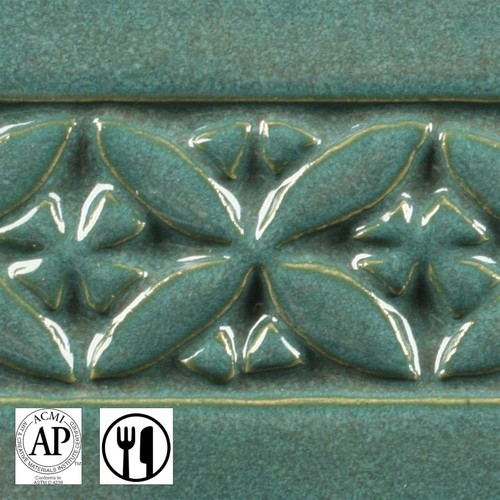 AMACO PC-27 Tourmaline High Fire Glaze Pint Gloss Lead Free Pottery Ceramic