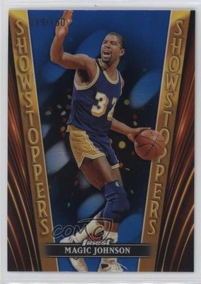 2023 Topps Finest Showstoppers Blue Refractor /150 Magic Johnson #SS-20 HOF 7y2