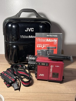 JVC GR-C7U Video Movie Camcorder W/Case & Straps *Untested - Back To The Future