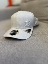 Men's New Era Light Beige Miami Marlins Flawless 9SEVENTY Stretch-Snap Hat NWT