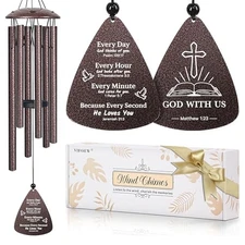Christian Gifts for Women Men, 32" Wind Chimes with Bible 9 - Christian Gift