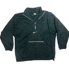 Nike Center Swoosh Mens L Anorak Windbreaker Pullover VTG 90s Retro Softshell
