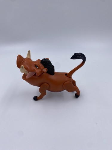 Disney Mattel PUMBAA The Lion King Plastic Figure Mouth Opens and Closes - Picture 5 of 9