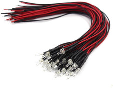 20pcs Pre Wired 2mm Warm White Led Lamp Light Set 12v 18v For Train Layout 20pcs Pre Wired 2mm Warm White Led Lamp Light Set 12v 18v For Train Layout