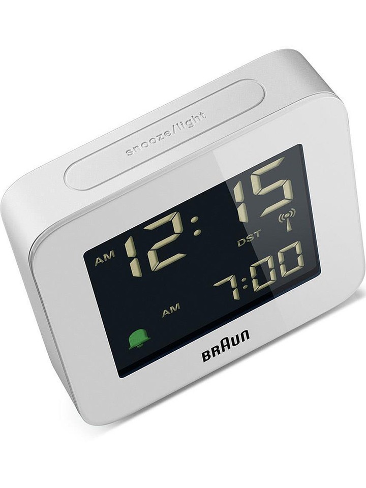 Braun BC09W-DCF digitaler Radio controlled alarm clock 76 x 76 x 45 mm ...