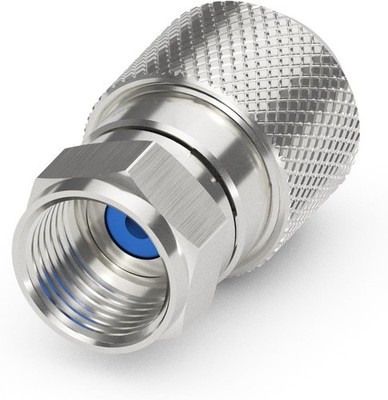 , F-Stecker für Sat-Kabel, Antennen-Kabel, Koaxial-Kabel mit ? 6,5-7,5 mm,