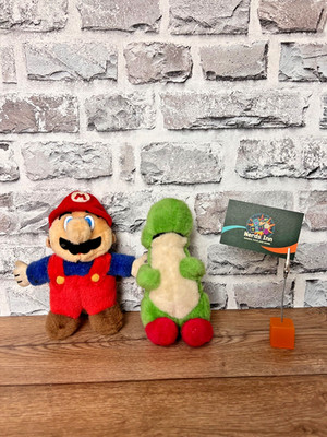 Mario & Yoshi / Plüschtier Kuscheltier / ca.18cm