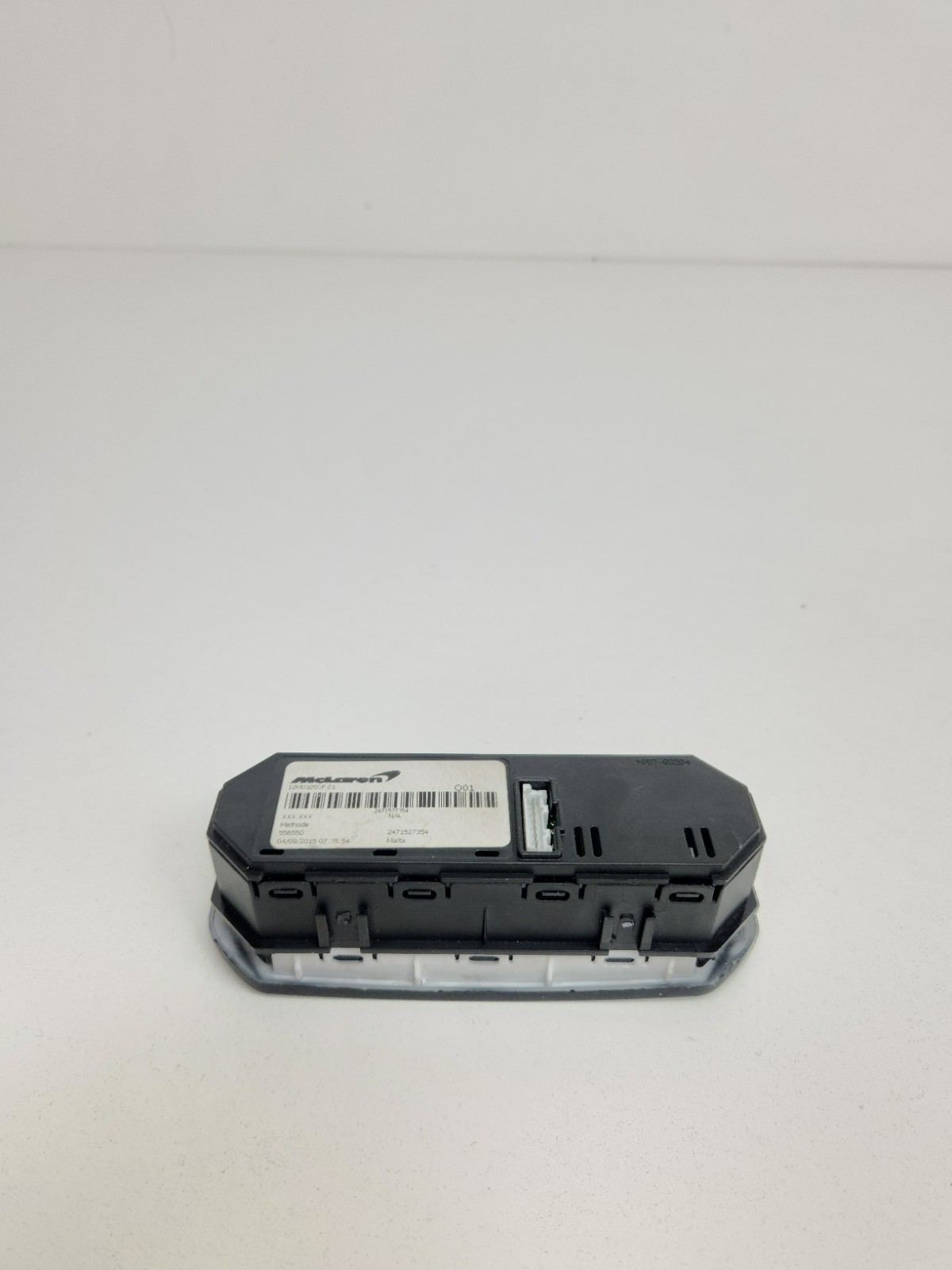 2015-2017 MCLAREN 675LT TOW SWITCH HOOD FRUNK OPENER CONTROL PANEL UNIT OEM