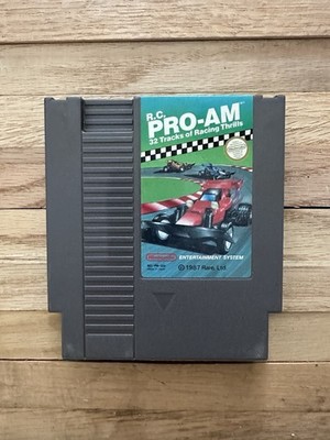 R.C. PRO-AM Racing Nintendo NES Game Cartridge 1987