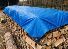 PVC Abdeckplane Gewebeplane Holz Bau 14 m x 6 m Boot Wassersport Persenning KFZ