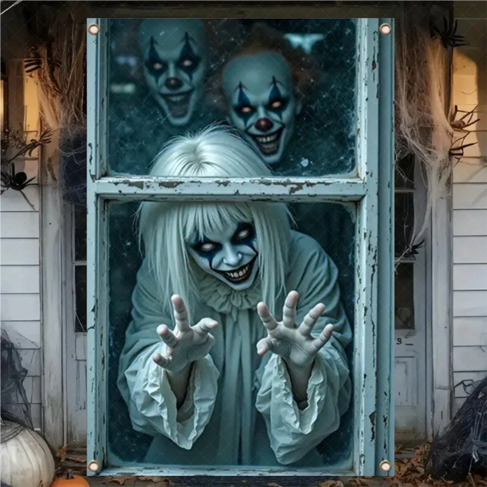 Horror Halloween curtain party decoration