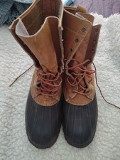 Vintage L.L. Bean Maine Hunting Shoes Duck Boots Men's 10 M Fits Size 12 USA