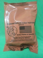 Humanitarian Daily Ration MRE Random Menu #1-5