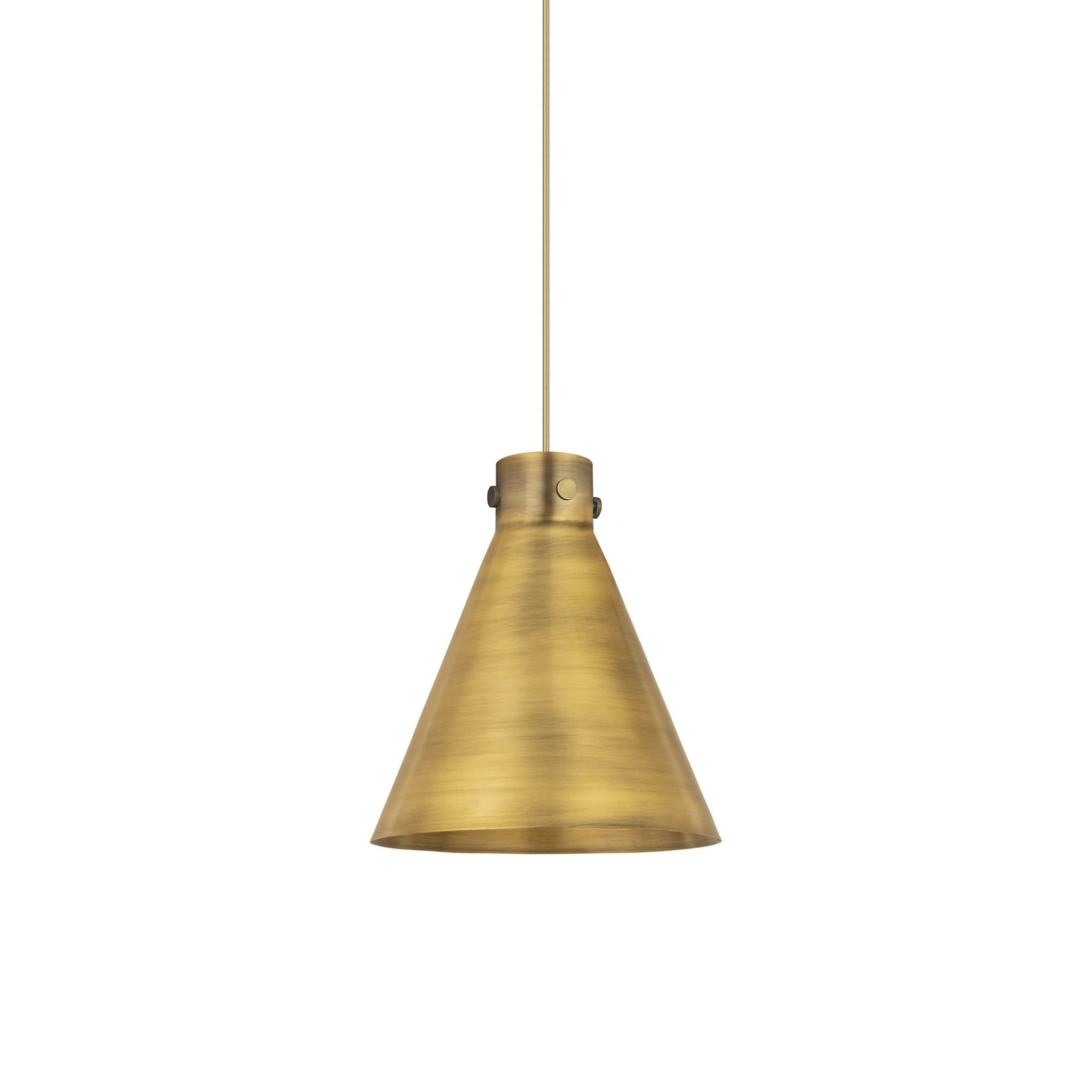 Innovations Lighting 410-1PL-16-14 Newton Cone Pendant Newton - Brass