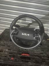 KIA NIRO MK2 LEATHER STEERING WHEEL AND AIRBAG GENUINE MULTIFUNCTIONAL BLACK