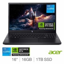 Image of Acer Nitro V15 Gaming Laptop - 15.6 Inch Intel Core i5 16GB RAM 1TB SSD RTX 5060